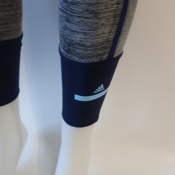 Womens Adidas X Stella McCartney Navy Blue, Gray Active Leggings S - Picture 4 of 7